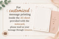Hand-painted watercolor greeting card with Bougainvillea design and envelope